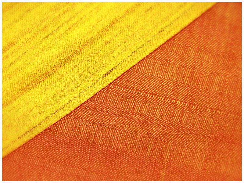 Textured Fabric of A Bhagalpuri Tussar Silk