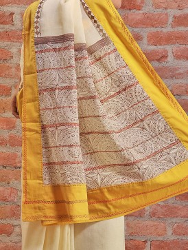 A Cotton Fulia saree. Image courtesy and copyright www.jaypore.com