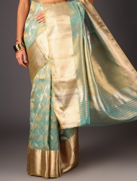 A resplendent Kota silk suitable for a trousseau. Image courtesy and copyright www.jaypore.com