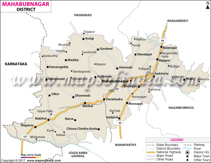mahbubnagar-district-map